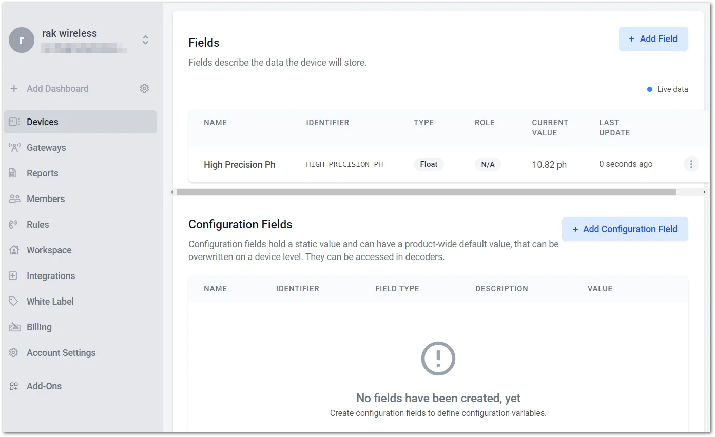 Added sensor monitoring values