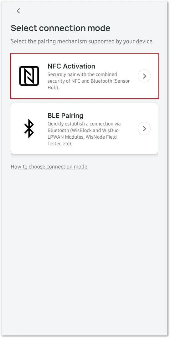 Select NFC Activation