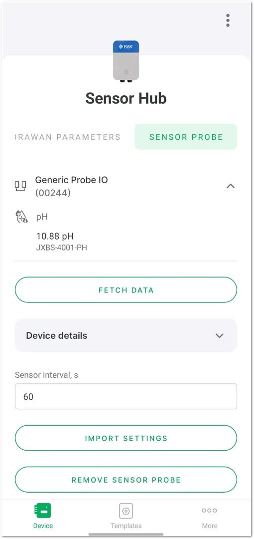 Sensor Information