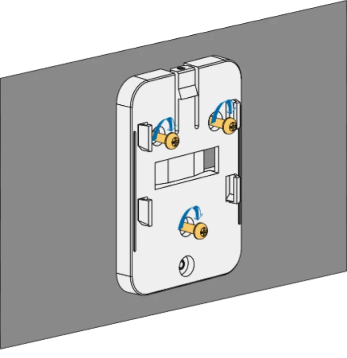 Secure the mounting bracket