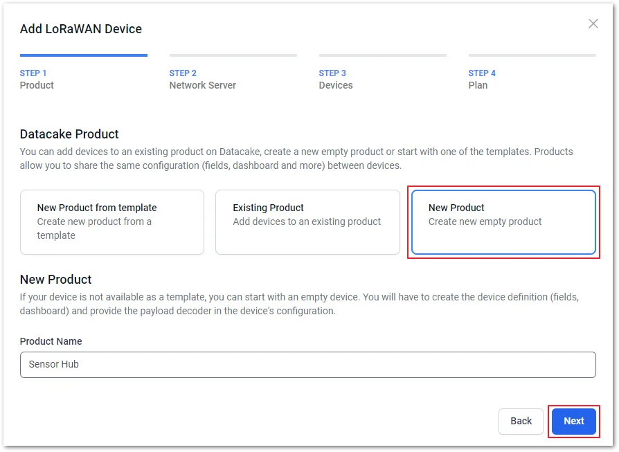 Create a New Product