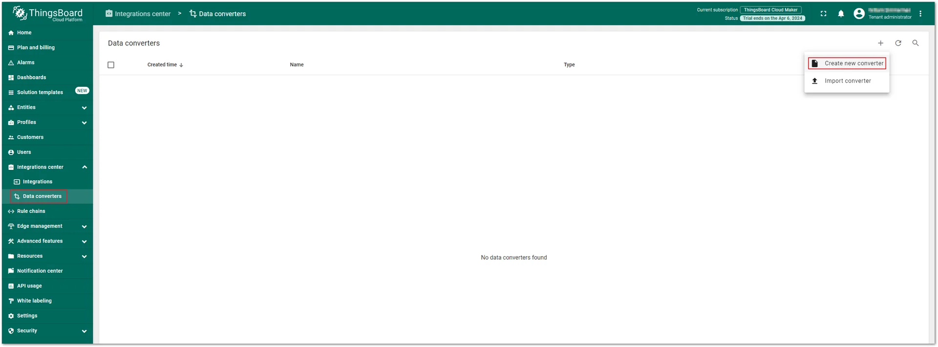 Create a data converter
