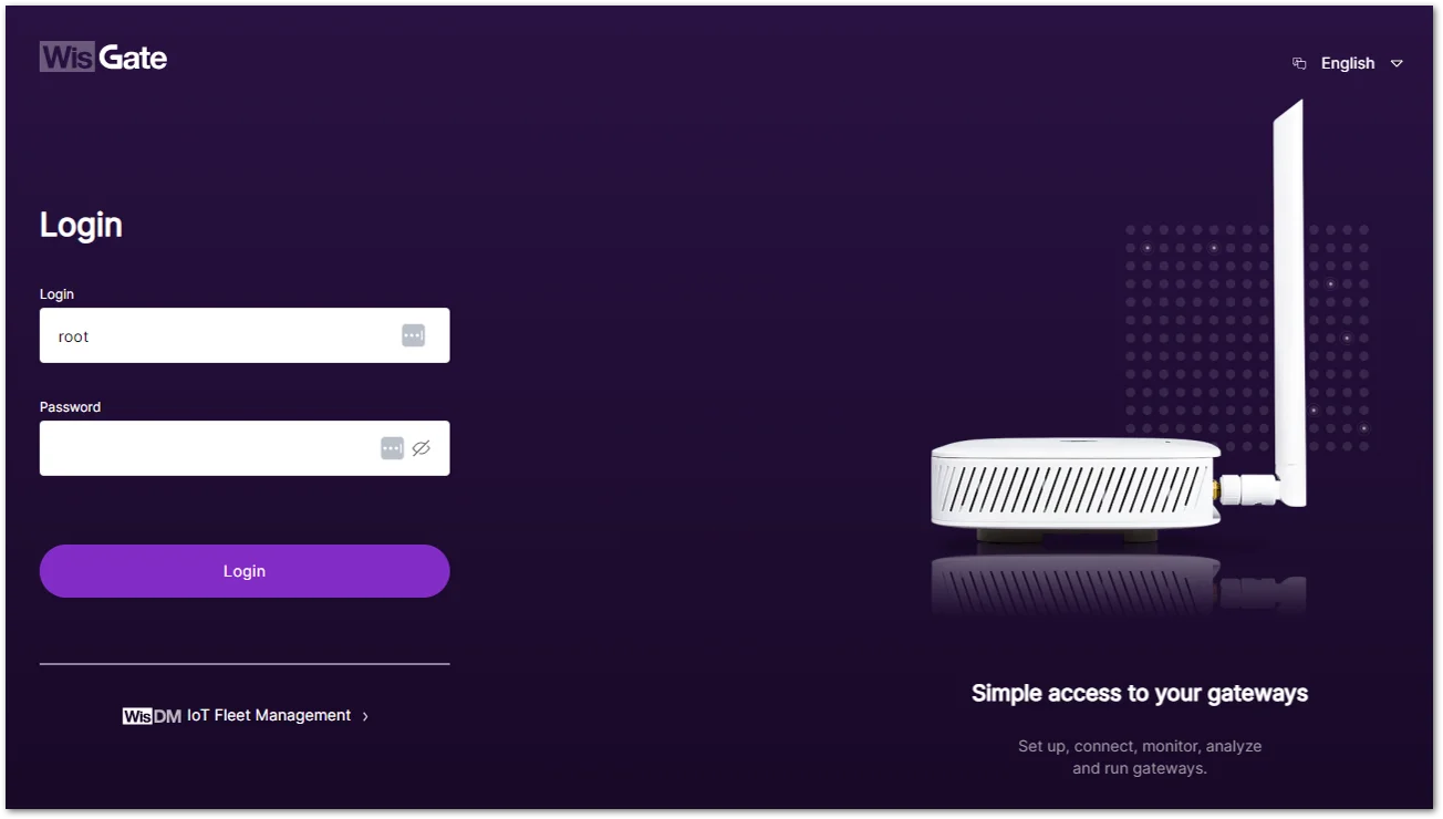 WisGate OS Web Management Platform