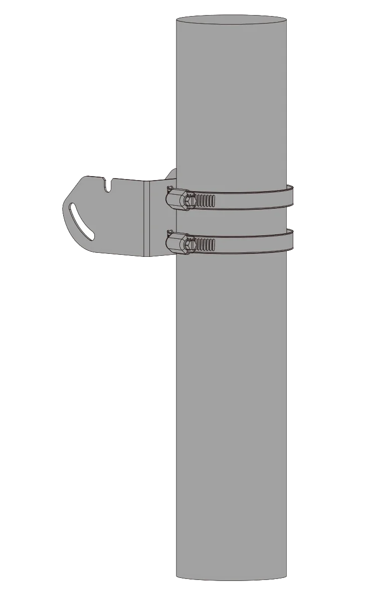 Secure the mounting bracket