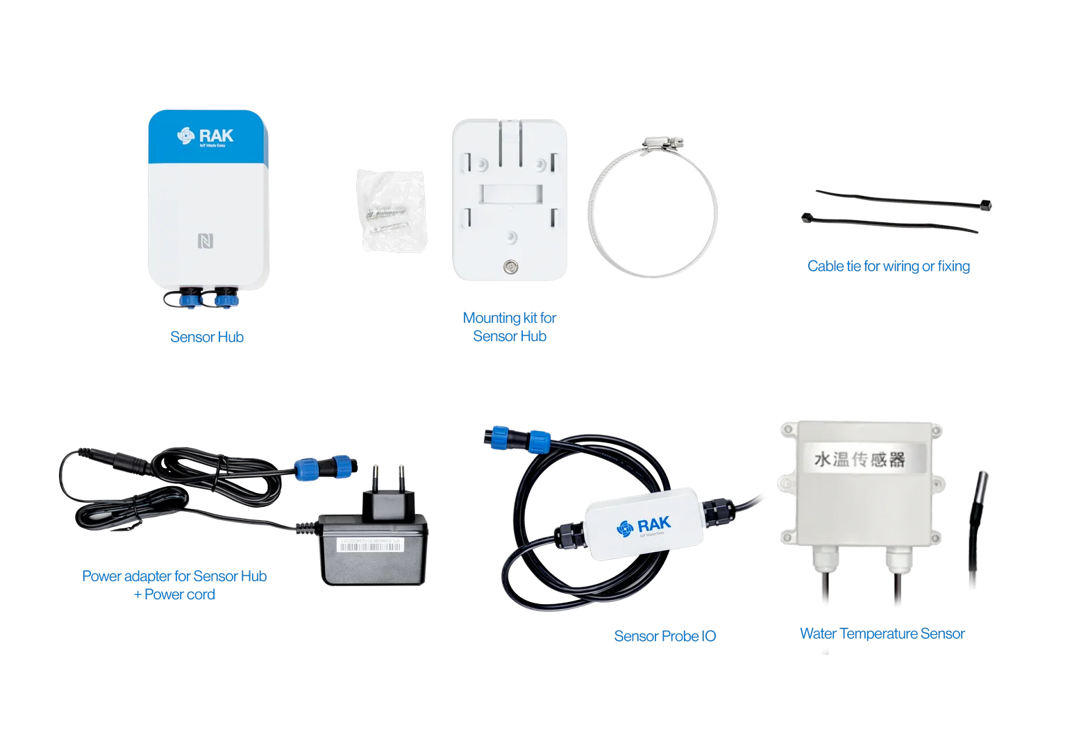 Water Temperature Monitoring Solution Package Inclusion