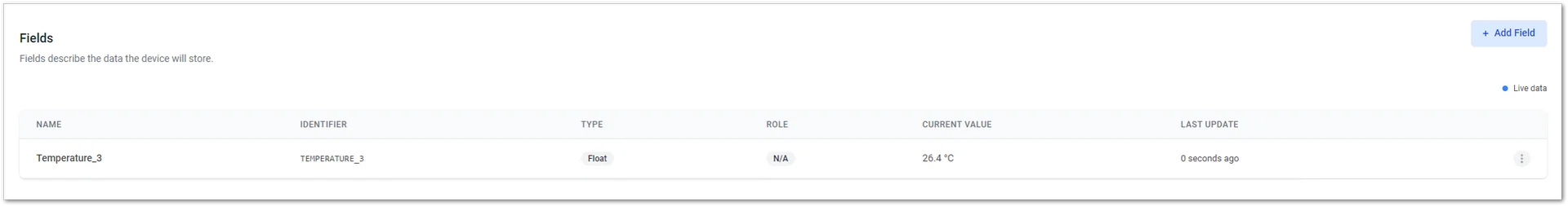 Added sensor monitoring values