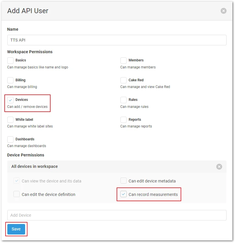 Set Parameters