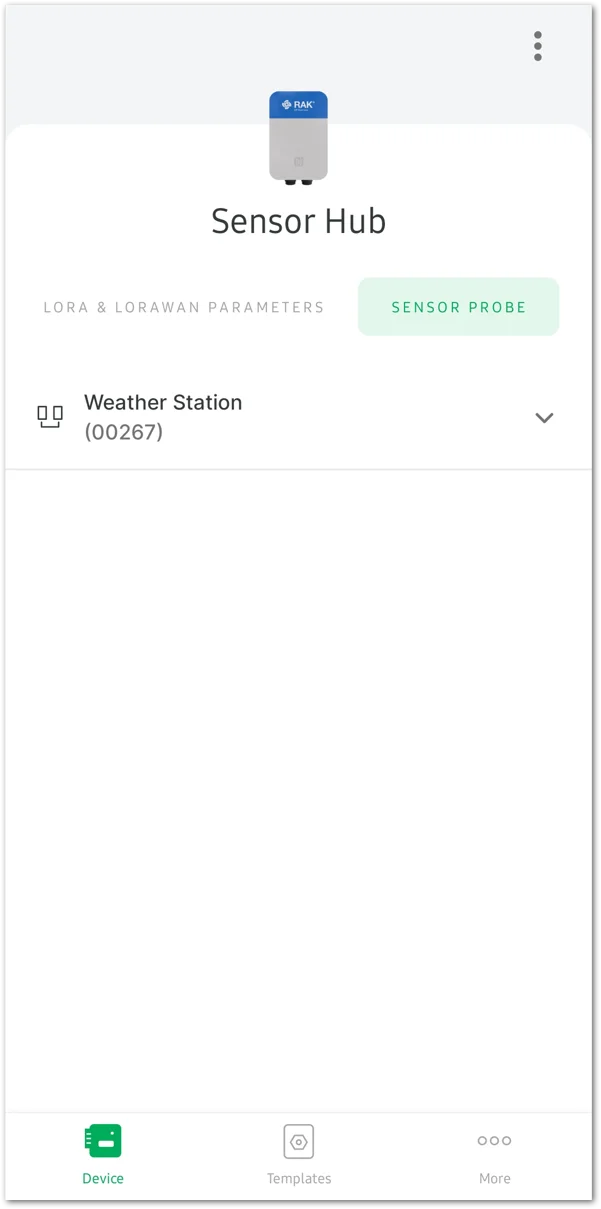 Weather Station sensor