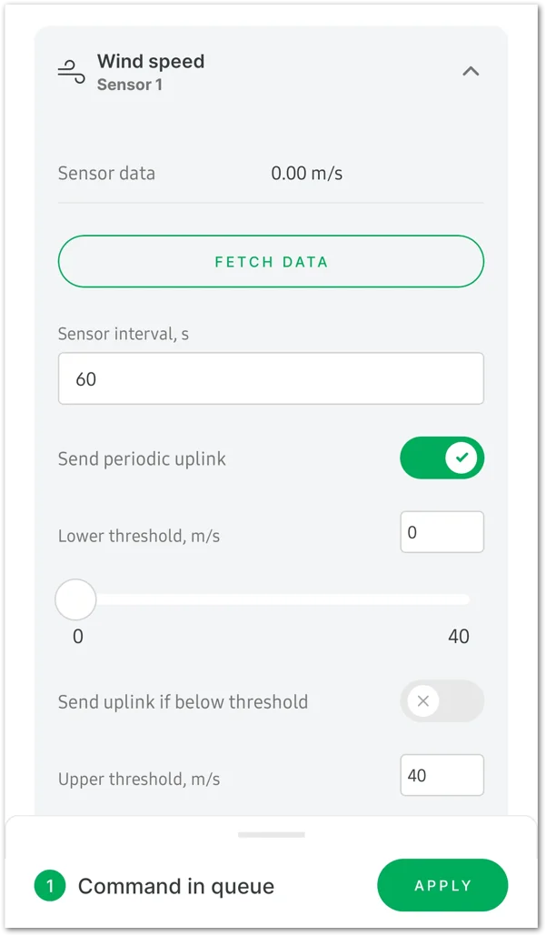 Apply commands
